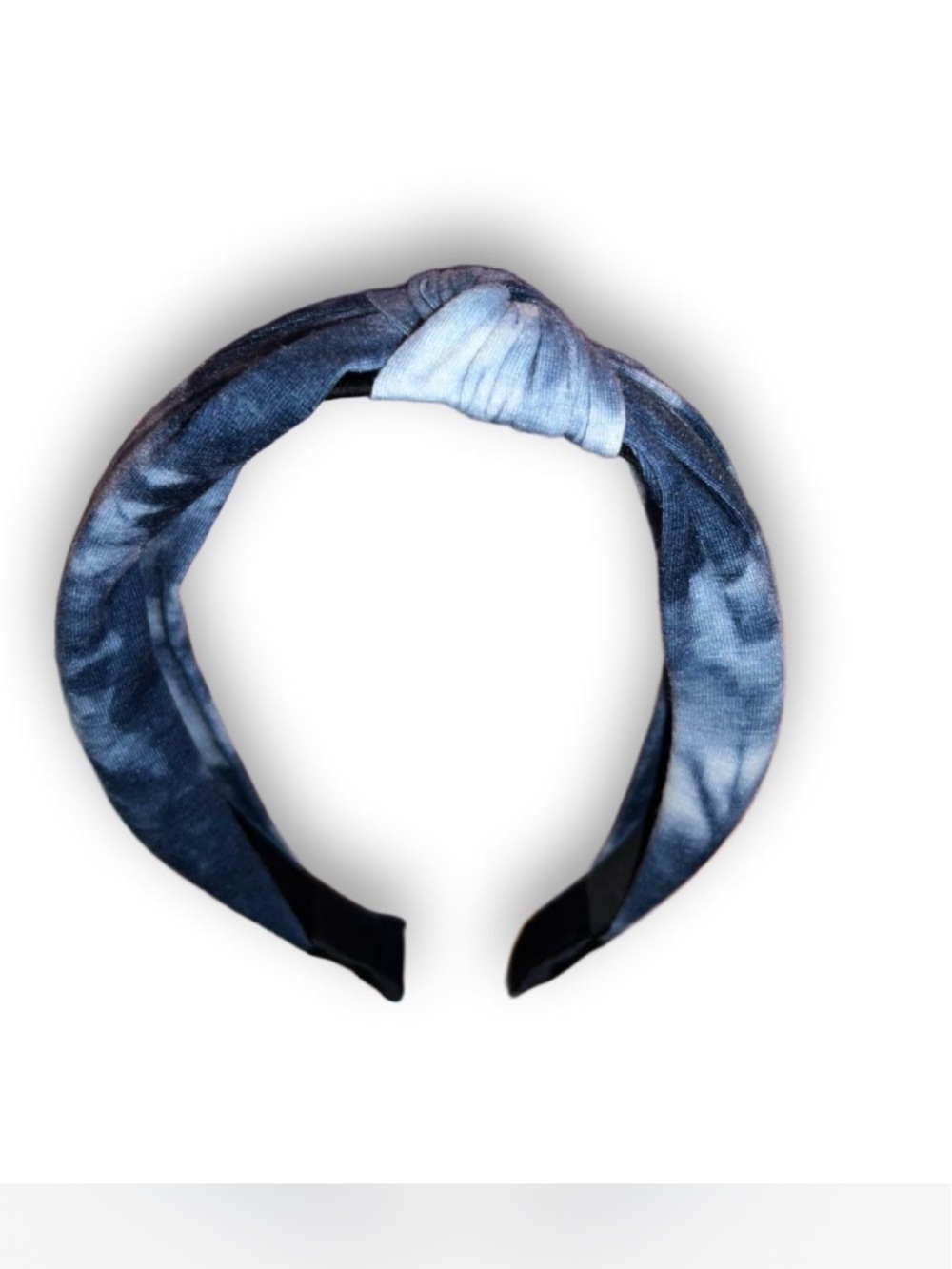Tie-Dye Knotted Headband in Blue